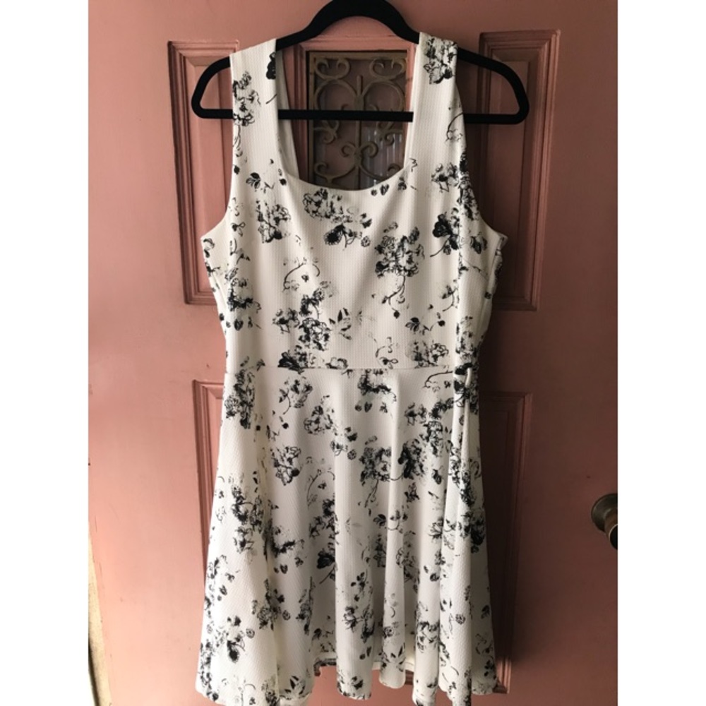 White Floral Dress